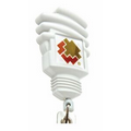 Retract-A-Badge Fluorescent Bulb Badge Holder